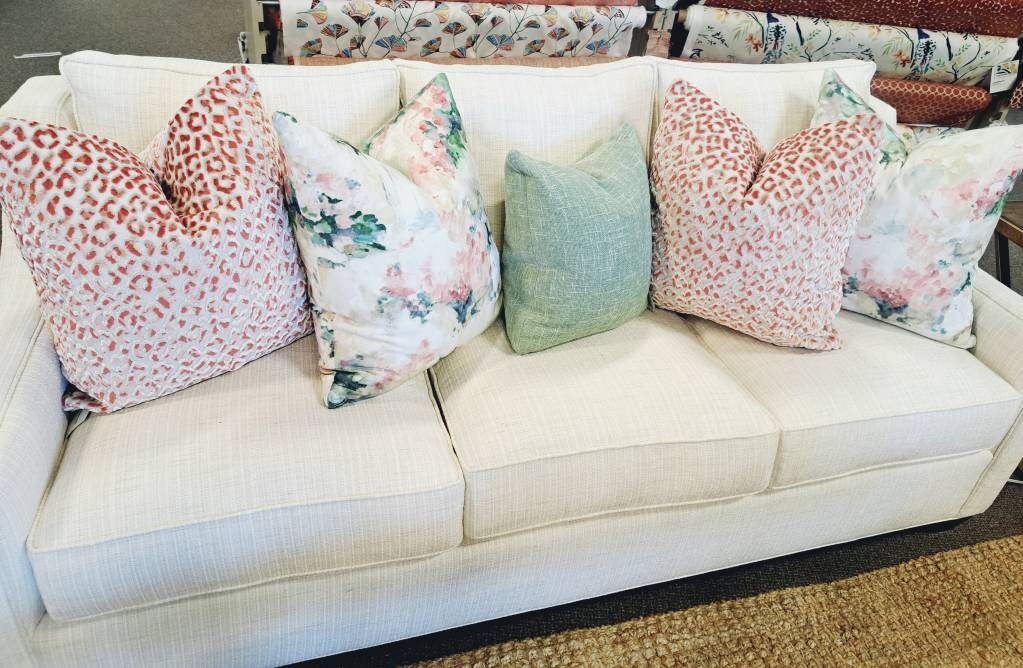 Mango Coral Raised Velvet Leapard Print Pillow Cover