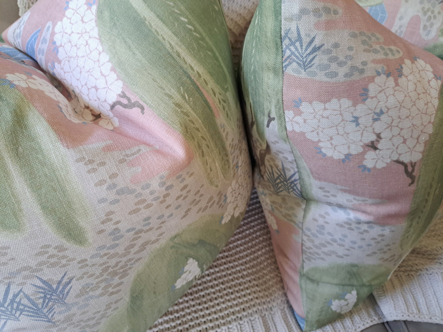 Blush Willow Tree Pillow Cover Thibout