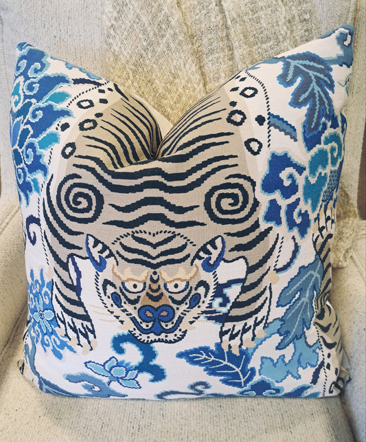 Blue Moon Tiger Eye Pillow Cover