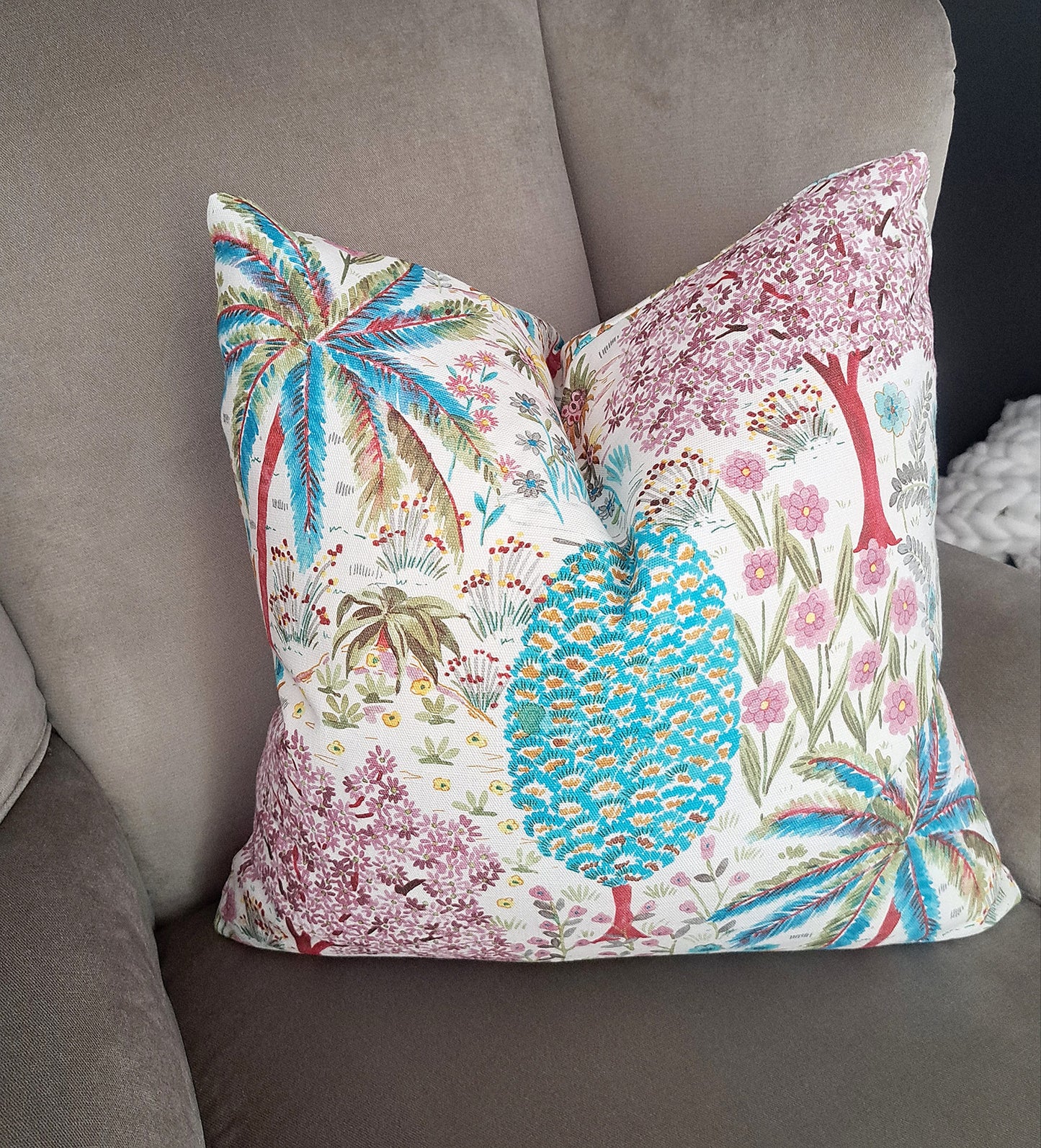 Tropical Trees Pillow Cover