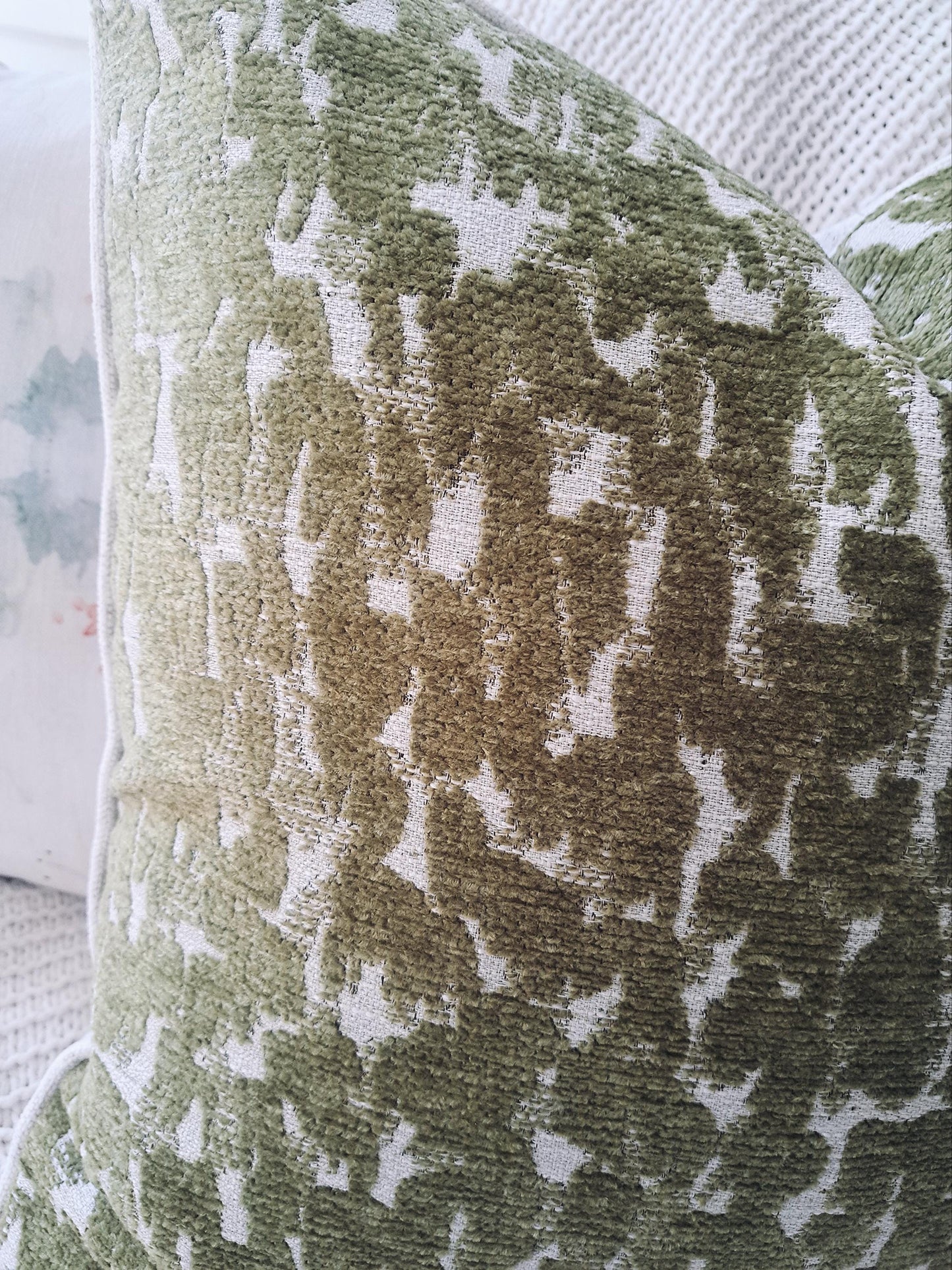 Levity Avocado Abstract Animal Print Pillow Cover