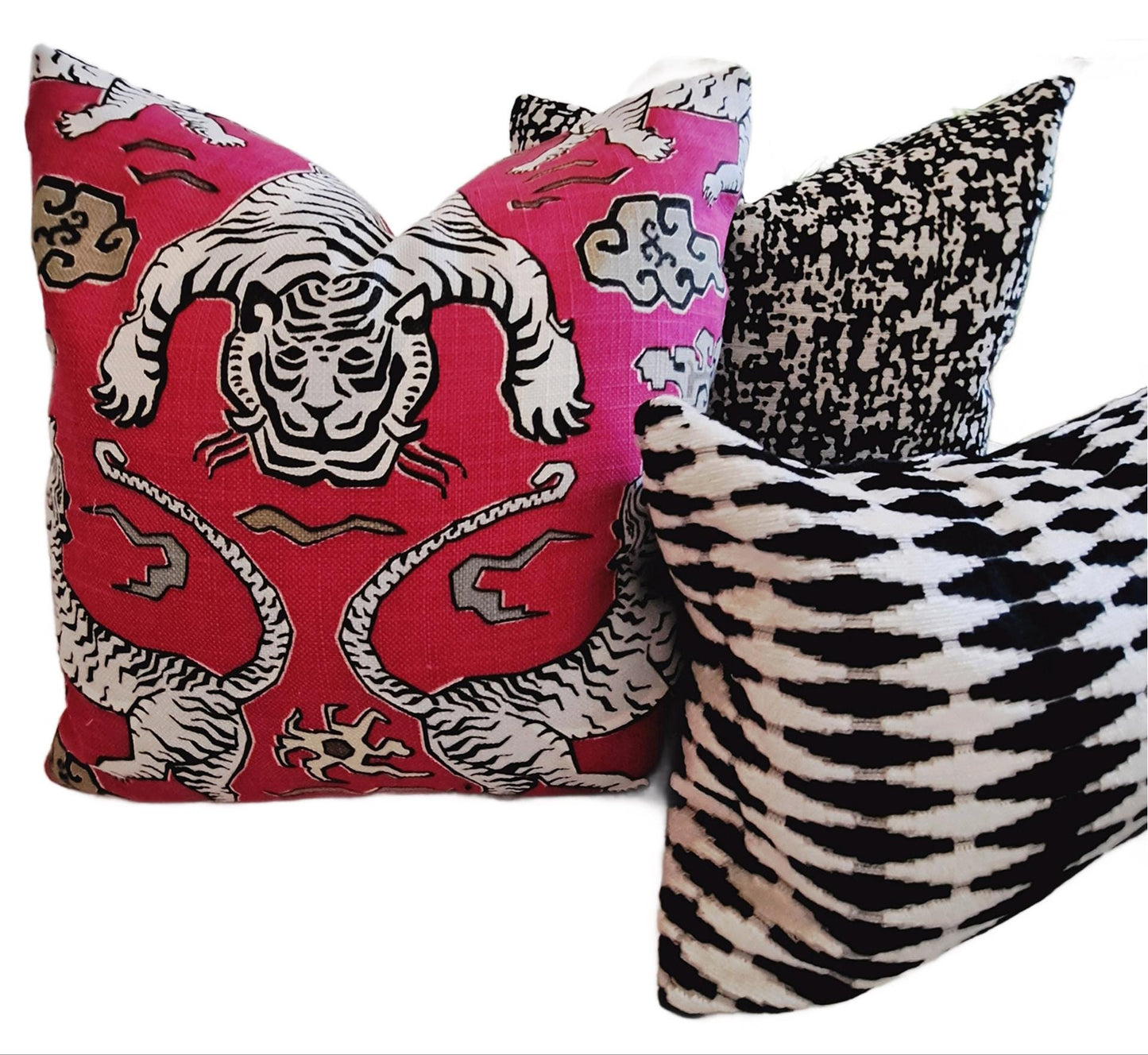 Tiger Republic Fuchsia Pink Pillow Cover