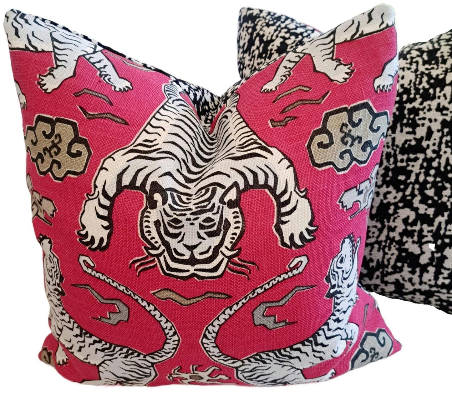 Tiger Republic Fuchsia Pink Pillow Cover