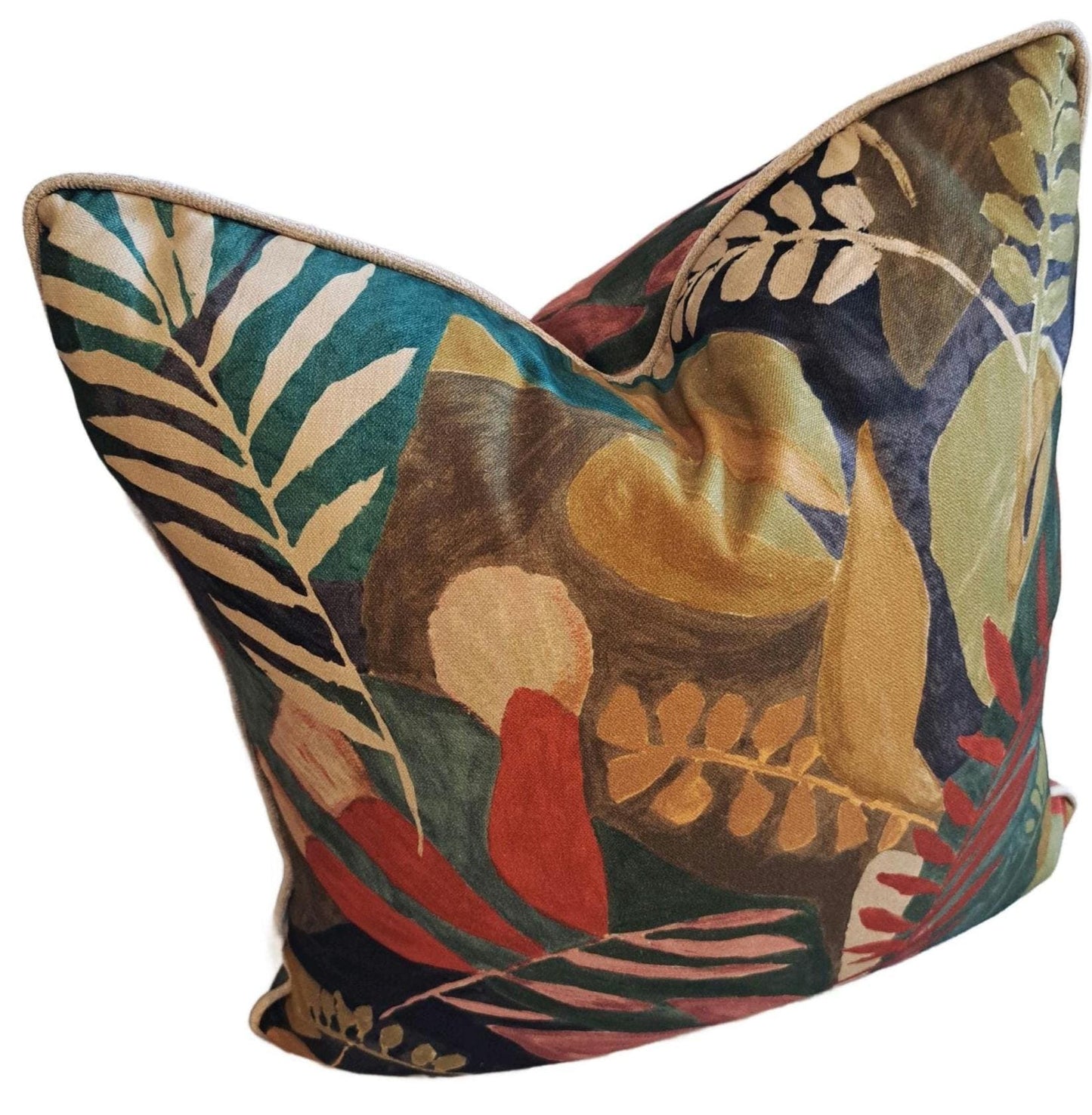 Boxwood Boho Floral Pillow Cover