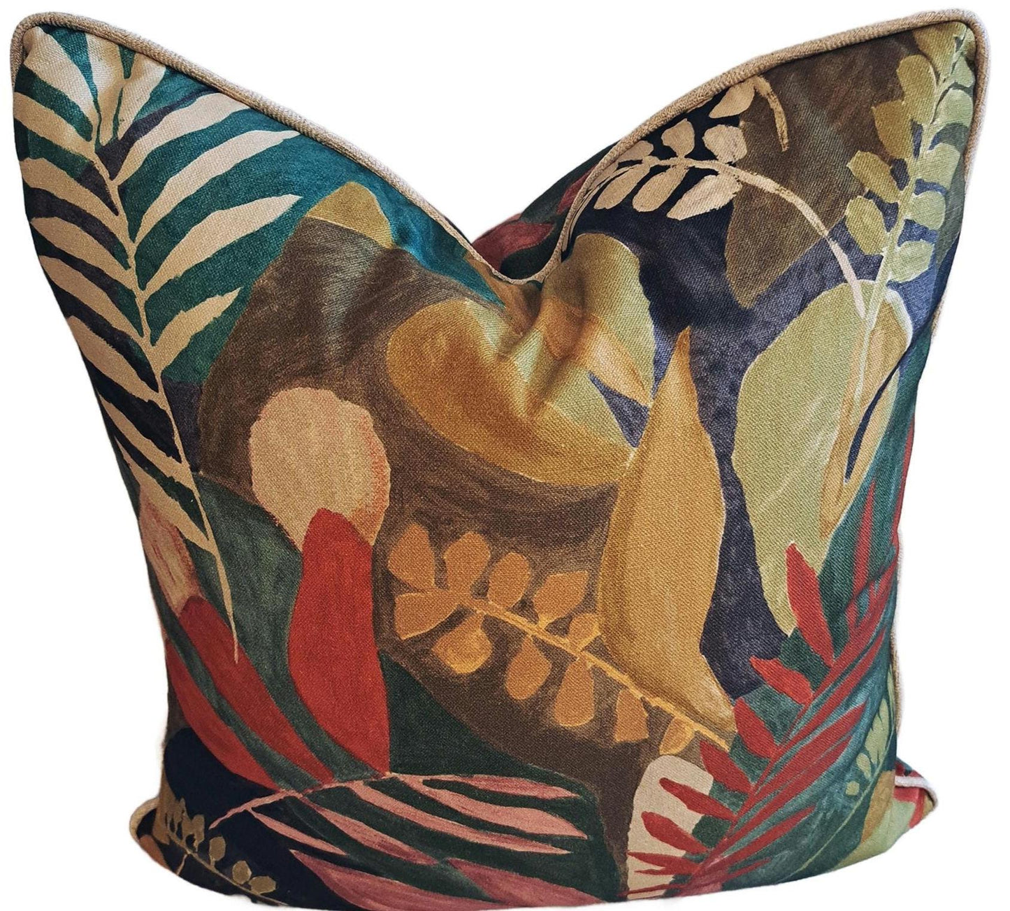 Boxwood Boho Floral Pillow Cover