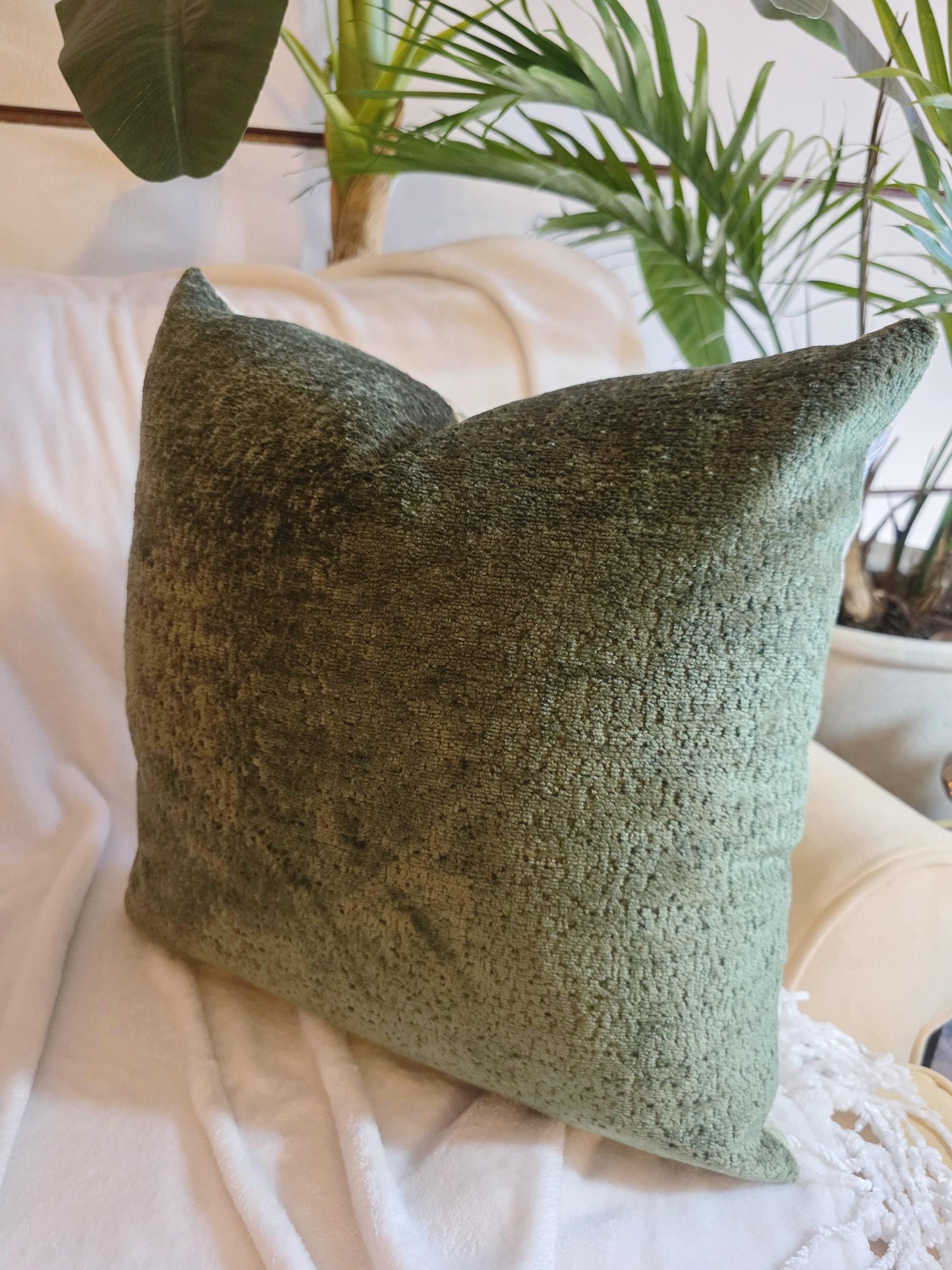 Hessie Crypton Green Pillow Cover