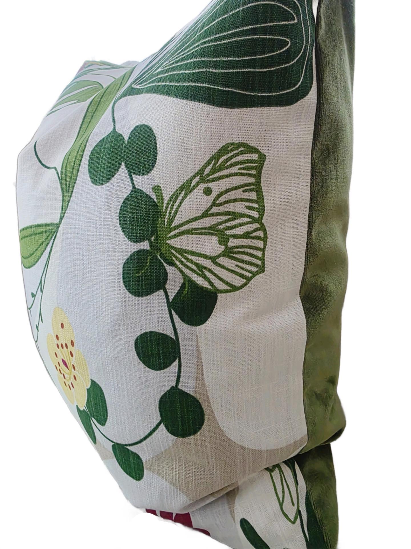 Swiss Multi Floral Pillow Cover