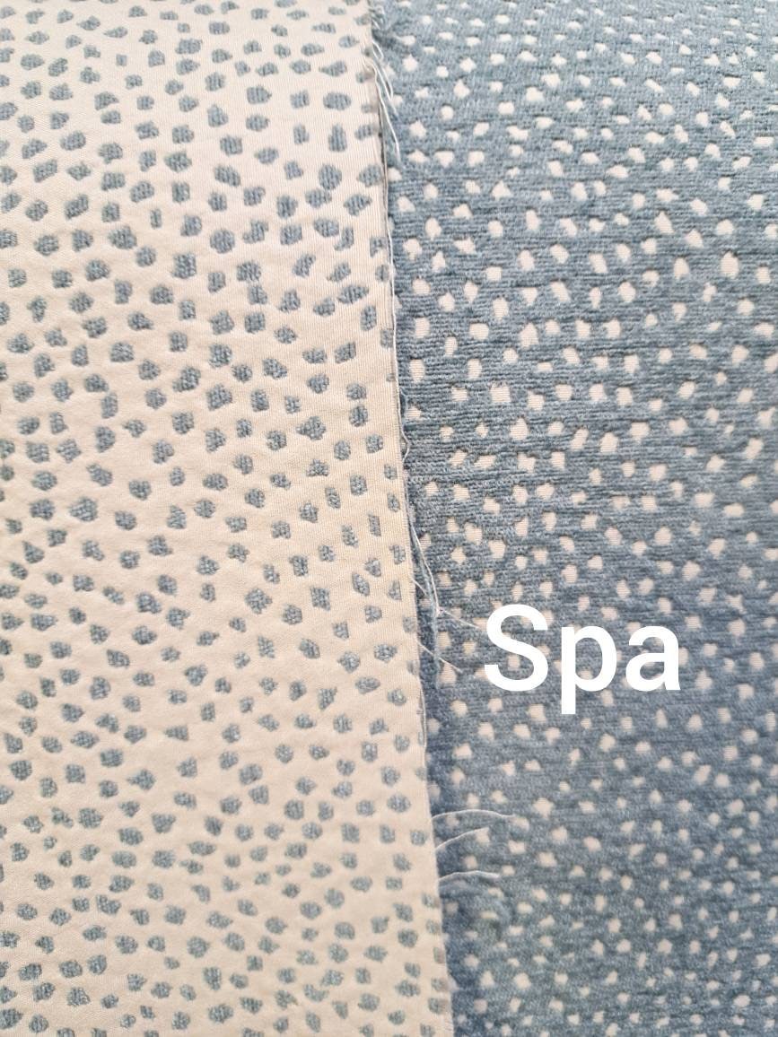 Double Sided SPA Seafoam Dot Pillow Cover