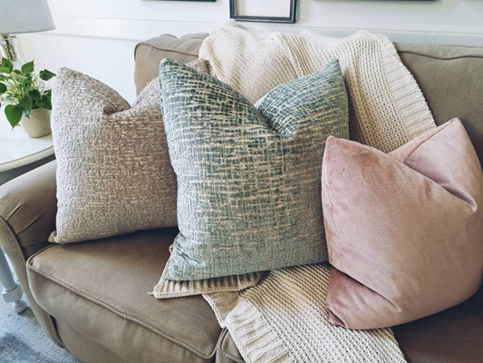 Seasalt Textured Velvet Pillow Cover