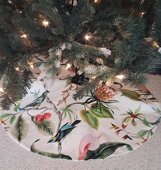 Paradise Leaf Christmas Tree Skirt