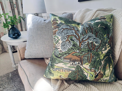 THIBOUT Pagoda Trees Pillow Cover