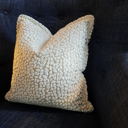 White Velvet Dot Jelly Beanz Pillow Cover