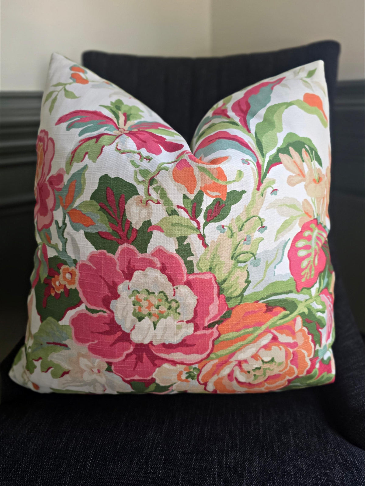 Bright Floral Printed Cotton Marlee Nectar